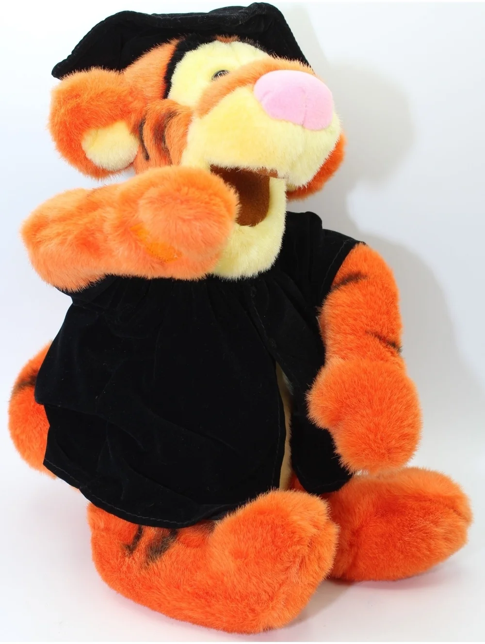 VTG Disney Winnie the Pooh Tigger Graduation Cap & Gown Plush Animal Stuffed 13